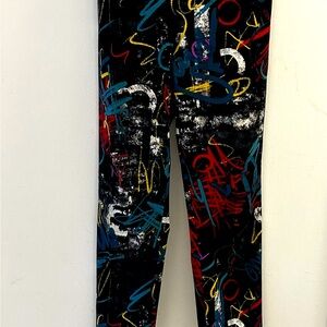 Joseph Ribkoff multicolor pull on crop pant